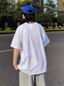 花花公子（PLAYBOY）純棉短袖t恤男2025夏季新款五分袖男裝衣服百搭港風(fēng)潮牌半袖體.恤 (單件裝)T22 白色 L(建議100-115斤) 曬單實(shí)拍圖