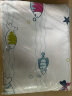 一居尚品 窗帘儿童房男孩卧室飘窗卡通印花定制小鱼蓝色宽1.7米高2.0米 实拍图