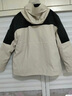 駱駝（CAMEL）風(fēng)暴沖鋒衣女三合一工裝款戶外暴雨防水外套露營(yíng)旅游登山服男 曬單實(shí)拍圖
