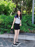 人本帆布鞋女2024新款薄款春夏季百搭休閑小白鞋一腳蹬透氣小眾大頭鞋 黑色（有鞋帶） 37 曬單實(shí)拍圖