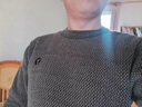 雅鹿毛衣男冬季新款新年紅針織衫男加絨加厚毛線衣商務(wù)休閑圓領(lǐng)打底衫 駝色【款】 加絨 L 175（約125-145斤） 曬單實拍圖