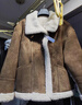 KBNE安可拉紅環(huán)保毛外套女秋冬新款仿皮毛一體加厚保暖氣質(zhì)仿皮草 駝色 S 曬單實(shí)拍圖