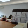 帝兰慕 屏风隔断客厅现代新中式办公室实木折屏折叠移动帘简易遮挡玄关 1.8米高*0.5米宽单面图一扇价格 实拍图