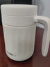 膳魔師（THERMOS） 膳魔師THERMOS保溫杯咖啡杯泡茶杯男士把手杯TCMN-600辦公杯 TCMN-600-WH 白色600ml 曬單實(shí)拍圖