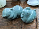 京臣陶瓷汝窯精品茶寵開(kāi)片12十二生肖茶道擺件茶玩開(kāi)片送禮茶寵 猴 曬單實(shí)拍圖