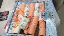 班杰威尔（BANJVALL）婴儿礼盒婴儿衣服春夏秋冬新生儿礼盒套装刚出生宝宝用品满月送礼 四季祝福熊橙色 0-6个月 实拍图
