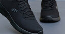 斯凱奇（Skechers）男鞋運動(dòng)鞋春季新款透氣網(wǎng)布鞋網(wǎng)面透氣旗艦休閑鞋輕便百搭跑步鞋 全黑色 39.5 曬單實(shí)拍圖