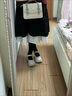 梓洛蘭ZiLuolan學(xué)生套裝裙2025夏季新款韓版寬松學(xué)院風(fēng)襯衫+高腰半身裙 白色襯衫+黑色半身裙 802# M 建議95-110斤 曬單實(shí)拍圖