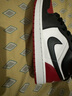 耐克（NIKE）Air Jordan 1 Low AJ1 黑紅腳趾 男子低幫休閑板鞋籃球鞋 553558-161 /黑紅 40 曬單實拍圖