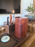 悅木東南緬甸花梨木整木厚料茶葉罐木質(zhì)收納罐木茶罐木制茶葉盒存茶罐大號加厚 口徑8cm 內深10cm 整木厚切無(wú)漆 曬單實(shí)拍圖