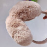 目丸耳罩保暖冬天女韓版可愛(ài)學(xué)生耳捂子冬季護耳毛絨耳包防凍折疊耳套 卡其色 1個(gè) 曬單實(shí)拍圖