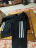 阿迪達(dá)斯 （adidas）三條紋梭織運(yùn)動(dòng)健身長(zhǎng)褲男裝夏季IM7484 黑色 A/M  曬單實(shí)拍圖
