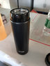 虎牌（TIGER）保溫杯大容量水杯304不銹鋼商務(wù)高端杯子超長(cháng)保溫便攜泡茶杯送禮 480ML 黑色 曬單實(shí)拍圖