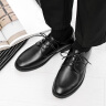 北欧图（BEIOUTU）皮鞋男士系带商务正装鞋英伦舒适职场通勤皮鞋子男 178 黑色 40 实拍图