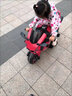 奇動(dòng)兒童電動(dòng)摩托車超大號(hào)可坐人2-8歲男女寶寶玩具童車孩子可駕駛 高配紅：手?jǐn)Q油門+550電機(jī)發(fā)光輪 曬單實(shí)拍圖