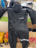 柏溪恩冷凍庫防寒服連體套裝棉大衣男女冬季加厚加絨長款釣魚棉服低溫 黑色加棉加絨 2XL 曬單實拍圖