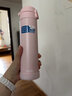 膳魔師（THERMOS）日本進(jìn)口吸管保溫杯男女學(xué)生大容量水杯子不銹鋼吸管杯周冬雨同款 珊瑚粉 450ml +杯刷杯套 曬單實(shí)拍圖