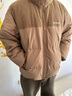 羅蒙羽絨服2024秋冬新款男士短款大立領(lǐng)燈芯絨拼接防風(fēng)保暖休閑羽絨服 餅干棕 XL 曬單實拍圖