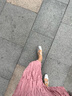 莎莎蘇[芭蕾少女]春夏新款方頭中粗跟瑪麗珍銀色單鞋通勤女晚晚鞋七夕 銀色 37 曬單實拍圖