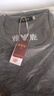 雅鹿男士莫代爾秋衣秋褲套裝加肥加大碼薄款男士300斤春秋內衣套裝 深灰上衣 4XL (適合180-200斤) 曬單實(shí)拍圖