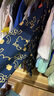 阿米拉啊咪啦【兩面穿】春秋外套風(fēng)衣休閑印花男女寶寶連帽長(zhǎng)袖兒童外套 【兩面穿】藏青色 130cm 曬單實(shí)拍圖