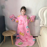 零零豬純棉兒童睡袋防踢被子神器6-12歲3-6歲2-3歲大童寶寶春秋冬季薄款 純棉粉色小恐龍 120cm（3-6歲）春秋 曬單實(shí)拍圖