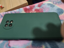 狄圖 紅米note9 5G版手機殼紅米note9保護套全包鏡頭防摔直邊液態(tài)硅膠殼個性男女款 【暗夜綠】 曬單實拍圖