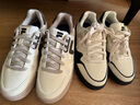FILA FUSION斐樂潮牌BANK DX情侶場下滑板鞋時尚運動鞋板鞋男女休閑鞋 古白色/奶白-AG【男款】 40.5 曬單實拍圖