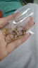 【買一一】金葉子鍍金耳環(huán)女越南沙金鍍金耳環(huán)防耳墜 三線流蘇+耳釘 曬單實(shí)拍圖