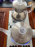 凱軒（KAXYWZ） 全自動(dòng)底部上水電熱水壺家用抽水茶臺(tái)茶桌一體嵌入式快速燒水泡茶電磁茶爐凈水器專(zhuān)用 1.2L 手柄出水 銀煮茶款37*20  桶裝水款 曬單實(shí)拍圖