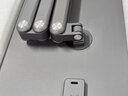 KUXIUX36磁吸觸點充電支架適用2024新款蘋果iPad pro11/13寸平板 iPadAir6/13寸磁吸桌面懶人折疊支撐架 深空灰 2024款iPad Air13寸磁吸觸點充電支架 曬單實拍圖