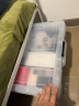 爱丽思（IRIS）收纳箱透明收纳盒大号加厚塑料整理箱盒零件玩具被子衣物有盖药盒 BL-43【毯子、外套等】 实拍图