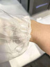 暖居客一次性袖套防水防油耐磨加厚塑料pe套袖廚房干活防護套袖加長(cháng)家務(wù) 一次性套袖加厚款100只裝-乳白色 曬單實(shí)拍圖