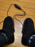 電暖鞋插電暖腳寶電熱鞋可行走男女腳加熱拖鞋保暖棉鞋發(fā)熱鞋 A款加厚黑29號適合40-41碼 曬單實(shí)拍圖