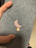 戴維貝拉（DAVE＆BELLA）中大童打底褲加絨女童休閑褲兒童褲子洋氣女孩長(cháng)褲秋冬新款童褲 花灰色【現貨】 140 cm（建議身高130-140cm） 曬單實(shí)拍圖