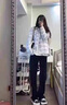 籬人歸小香風(fēng)格子外套男裝春秋款休閑寬松百搭ins潮牌痞帥高街情侶夾克 白色外套 L 曬單實(shí)拍圖