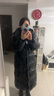 太平鳥(niǎo)女裝黑金蓄熱羽絨服2024長(cháng)保暖面包服連帽亮面外套 黑色 L 曬單實(shí)拍圖