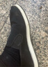 鑄固 老北京布鞋 黑布鞋輪胎底勞保布鞋一腳蹬手工布鞋男女工作鞋 41碼  曬單實(shí)拍圖