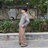 GXG男裝城市回溯仿麂皮舒適休閑夾克外套 曬單實(shí)拍圖