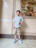 小豬班納男童短褲夏季2025新款中大童冰絲速干五分褲夏款兒童工裝運(yùn)動(dòng)褲子 卡其/純色 110 曬單實(shí)拍圖