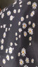 帕羅夏季半身裙印花a字裙中長(zhǎng)裙女裝氣質(zhì)仙女裙碎花雪紡裙 黑色 M (160/68A) 曬單實(shí)拍圖