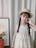 叮當(dāng)貓女童連衣裙夏裝薄款裙子兒童超好看紗裙夏季小女孩大童背心公主裙 9598香檳色-長裙 130 曬單實(shí)拍圖