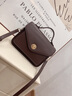 viney牛皮包包女包時(shí)尚單肩郵差包高級感斜挎手提包生日禮物送女友老婆 深咖色 品牌小眾百搭輕奢休閑女生簡(jiǎn)約 曬單實(shí)拍圖
