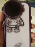 赫豹适用苹果15promax手机壳潮牌iphone宇航员隐形镜头支架防摔电镀渐变闪粉纸太空人软壳 宇航员镜头隐形支架-暗夜紫 iPhone14 实拍图