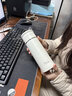 梵科茶水分離保溫杯高檔燜茶杯陶瓷內(nèi)膽高顏值水杯男女戶外車載泡茶杯 陶瓷內(nèi)膽-素雅白 500ml 曬單實拍圖