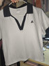 川崎（KAWASAKI）【2件套】羽毛球服夏季短款上衣休閑翻領(lǐng)運動(dòng)文化衫裙子套裝 女款翻領(lǐng)短袖 K1C02-B2996 白色 M 曬單實(shí)拍圖