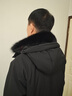 啄木鳥(niǎo)羽絨服男中老年人加厚保暖連帽加長(zhǎng)款過(guò)膝外套爸爸裝冬季極寒大衣 黑色-無(wú)毛領(lǐng) XL/180(可穿135-150斤) 曬單實(shí)拍圖