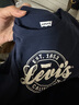 Levi's 李維斯童裝男童純棉短袖T恤夏季現(xiàn)款兒童蝙蝠標(biāo)logo上衣 深靛藍(lán) 150 /72 【建議身高140-152cm】 曬單實(shí)拍圖