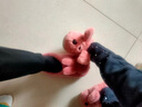 迪芙熙拖鞋冬天棉拖鞋女冬厚底防滑立體毛絨保暖家用室內(nèi)情侶可愛外穿包 酒紅色(包跟) 36 37碼(適合35/36腳穿) 曬單實拍圖