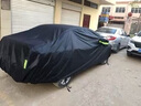 奧迪車衣全車罩A4L A6L Q5L A3 Q2L Q7 Q8 Q3汽車防曬防塵防雨罩 常規(guī)款黑色（下單留言車型年份） 奧迪Q5 曬單實拍圖